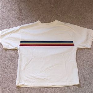 Brandy Melville Rainbow Stripe Tee